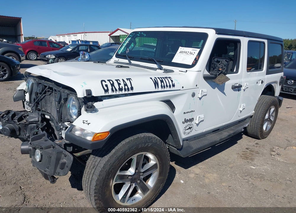 2019 JEEP WRANGLER UNLIMITED SAHARA 4X4 VIN: 1C4HJXENXKW596179