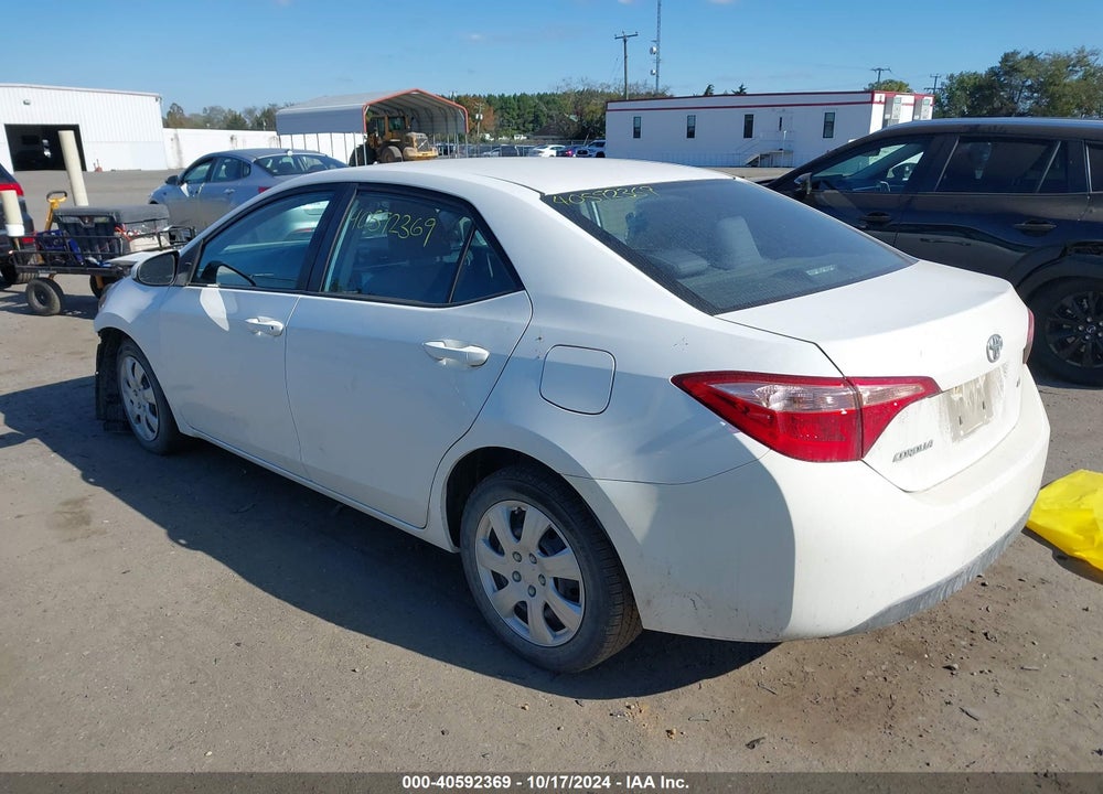 2017 TOYOTA COROLLA LE VIN: 2T1BURHE3HC900328