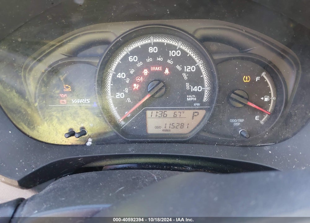 2015 TOYOTA YARIS LE VIN: VNKKTUD32FA030042