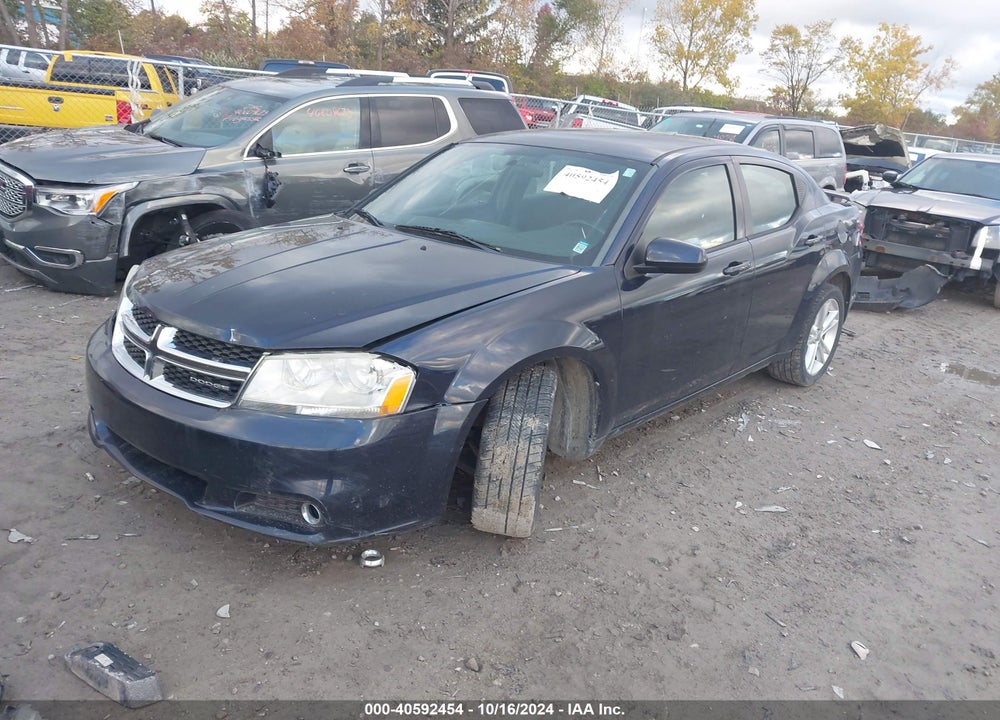 2012 DODGE AVENGER SXT PLUS VIN: 1C3CDZEG8CN187544