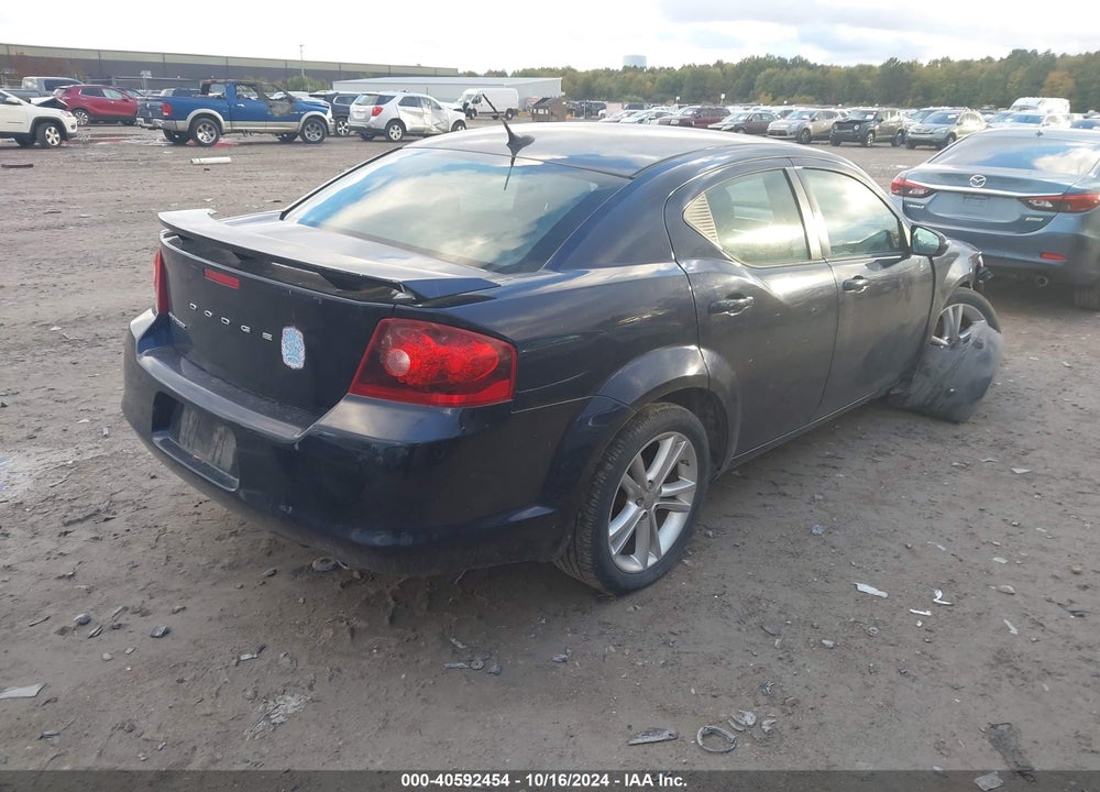 2012 DODGE AVENGER SXT PLUS VIN: 1C3CDZEG8CN187544