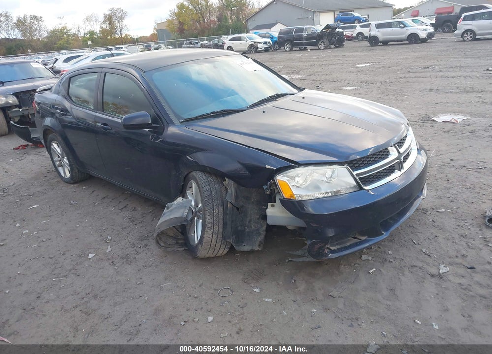 2012 DODGE AVENGER SXT PLUS VIN: 1C3CDZEG8CN187544