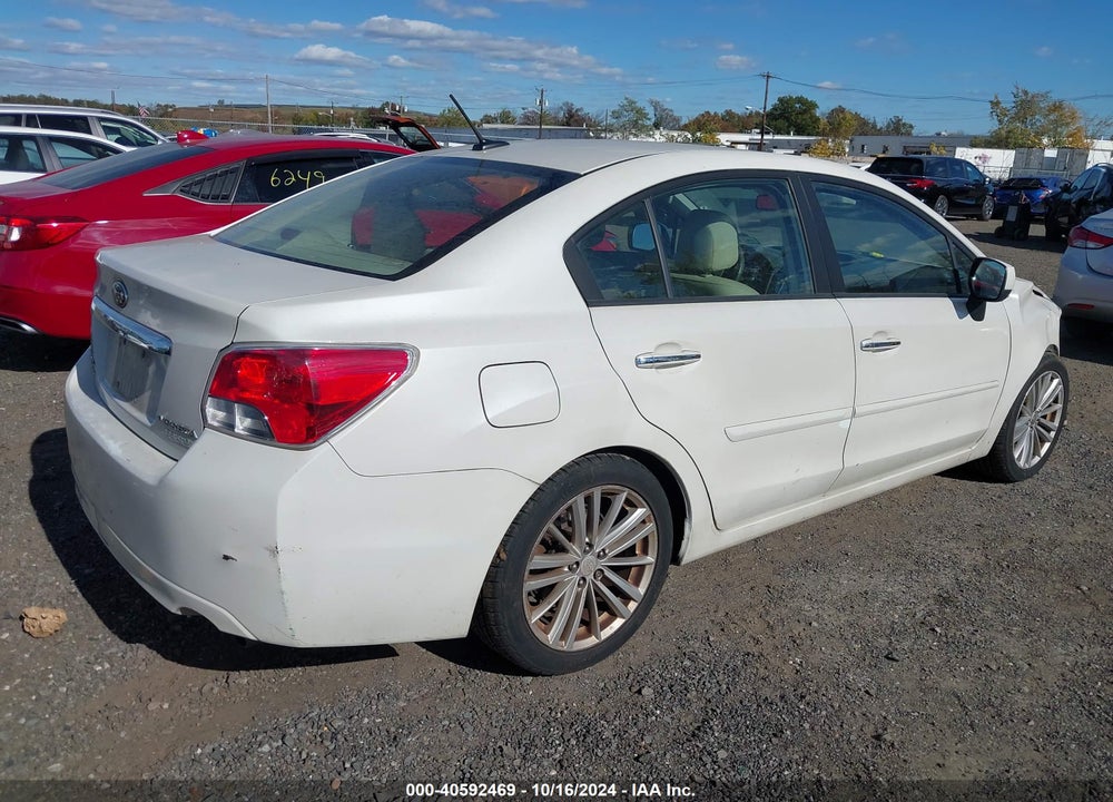 2012 SUBARU IMPREZA 2.0I LIMITED VIN: JF1GJAK69CH016390
