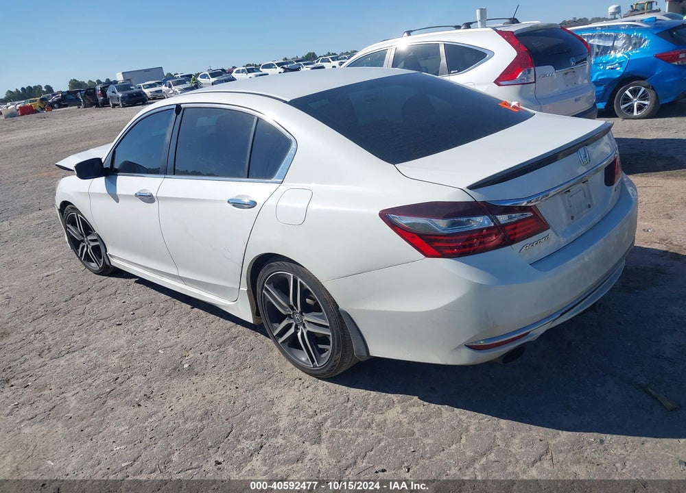 2016 HONDA ACCORD SPORT VIN: 1HGCR2E53GA192359