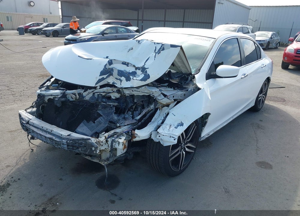 2017 HONDA ACCORD SPORT SE VIN: 1HGCR2F19HA271077