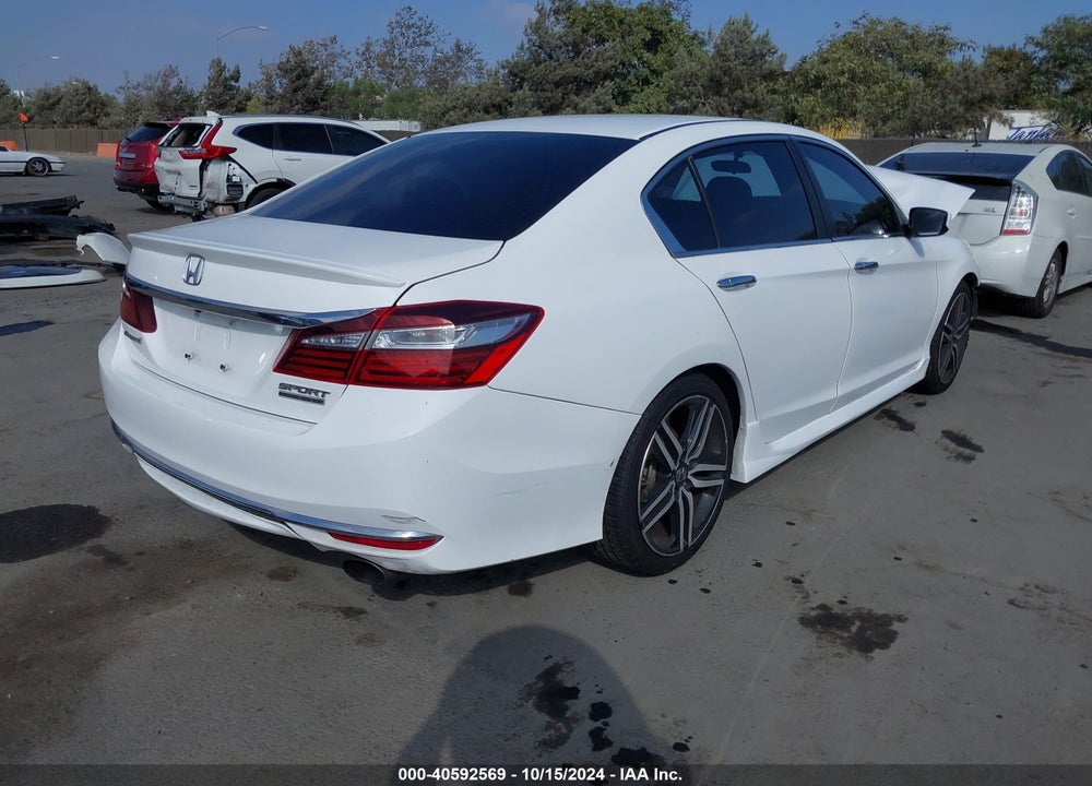 2017 HONDA ACCORD SPORT SE VIN: 1HGCR2F19HA271077