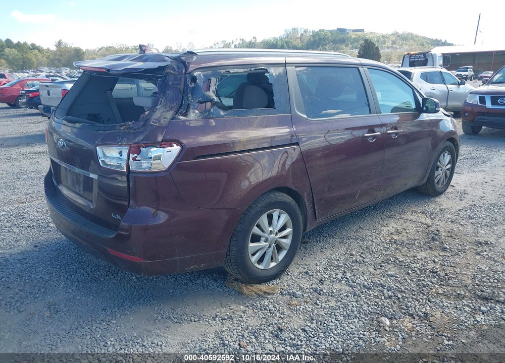 2016 KIA SEDONA LX VIN: KNDMB5C17G6189167
