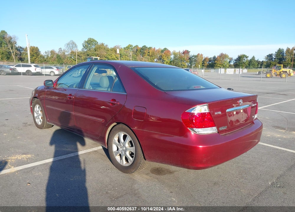 2005 TOYOTA CAMRY XLE V6 VIN: 4T1BF30K95U089430
