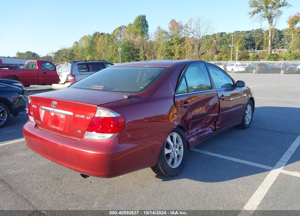 2005 TOYOTA CAMRY XLE V6 VIN: 4T1BF30K95U089430