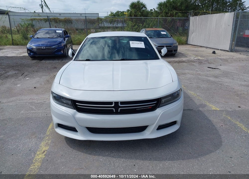 2015 DODGE CHARGER SE VIN: 2C3CDXBG9FH917984