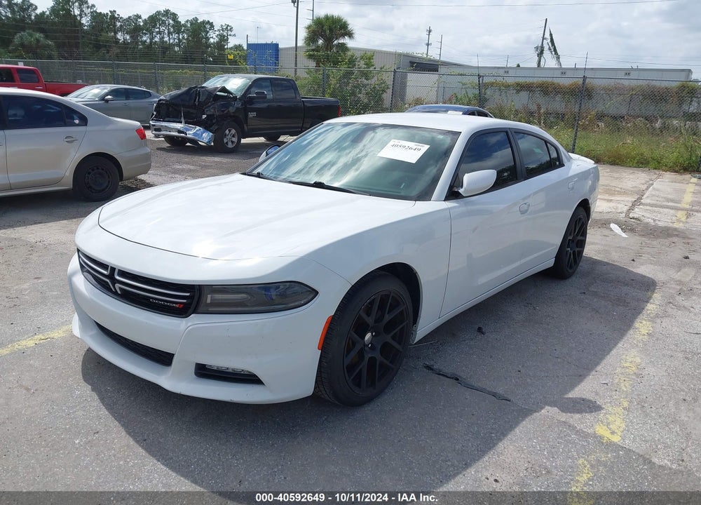 2015 DODGE CHARGER SE VIN: 2C3CDXBG9FH917984