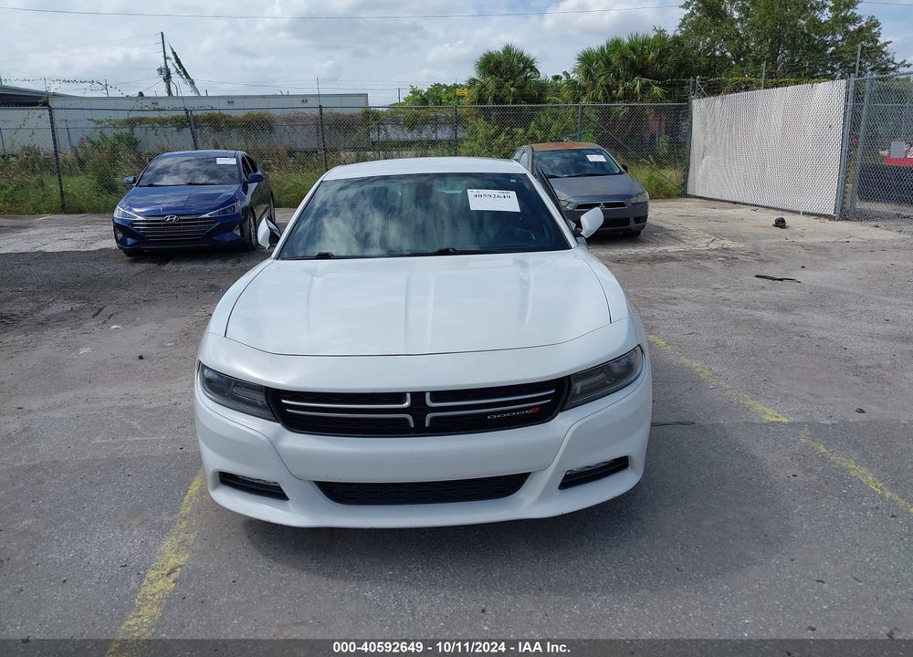 2015 DODGE CHARGER SE VIN: 2C3CDXBG9FH917984