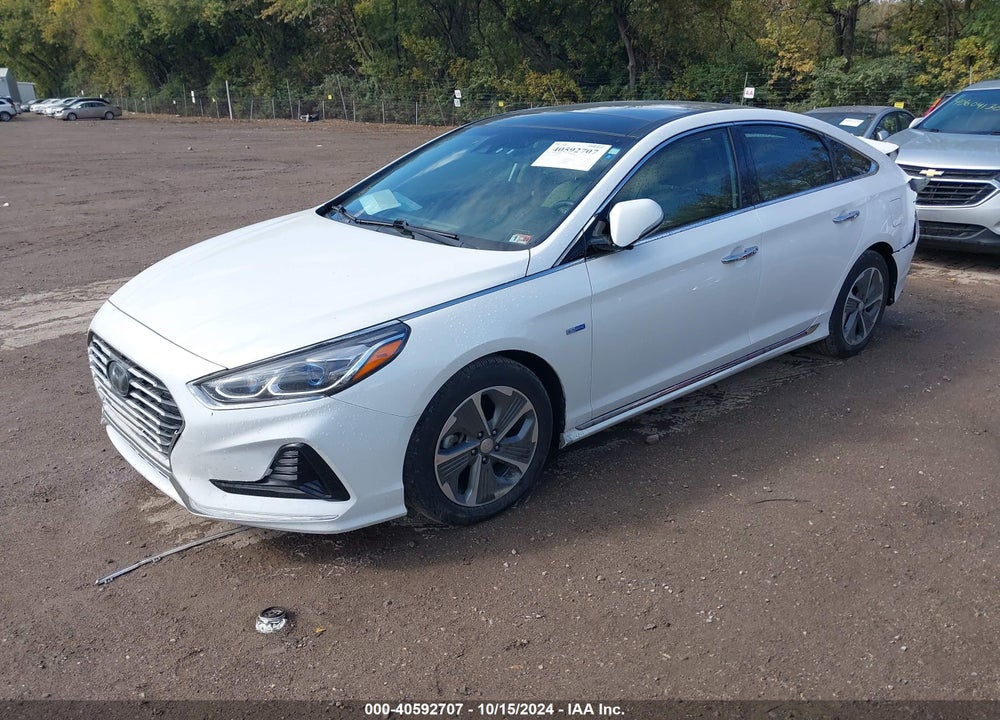 2019 HYUNDAI SONATA HYBRID LIMITED VIN: KMHE34L3XKA092592