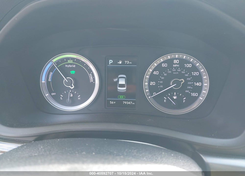 2019 HYUNDAI SONATA HYBRID LIMITED VIN: KMHE34L3XKA092592