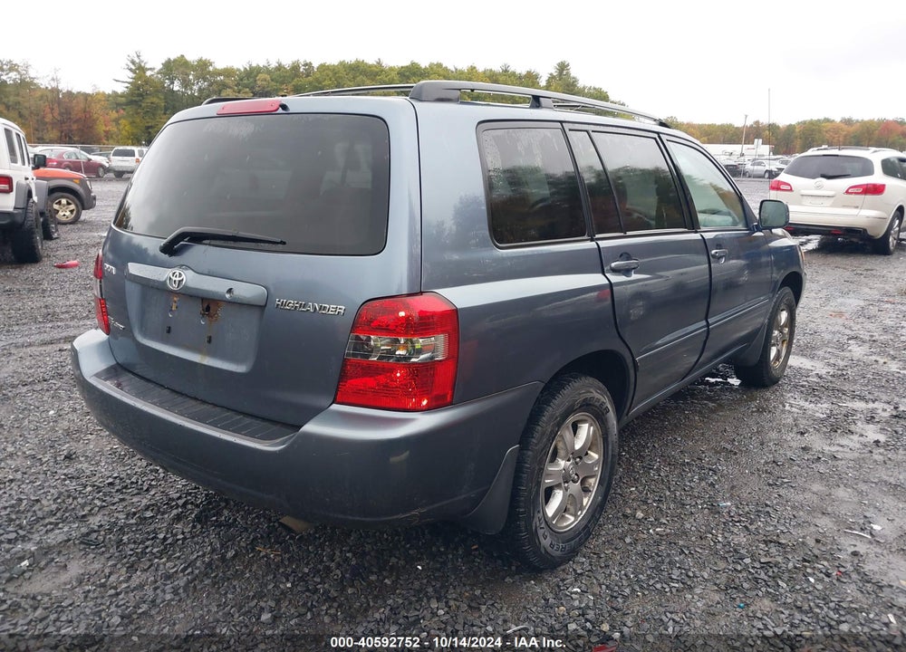 2006 TOYOTA HIGHLANDER V6 VIN: JTEEP21A560151215