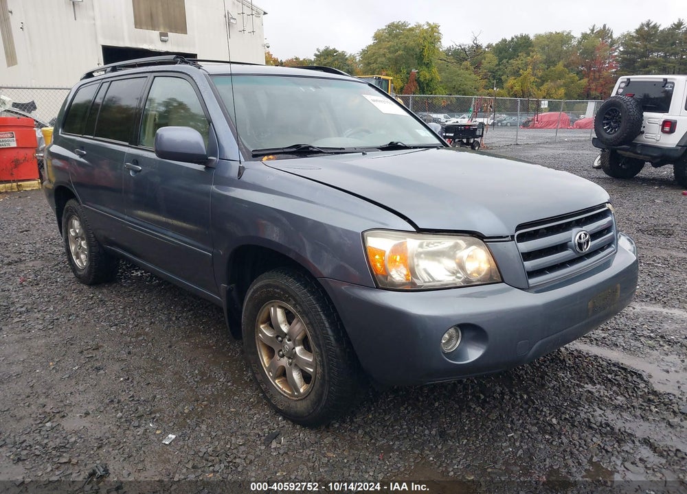 2006 TOYOTA HIGHLANDER V6 VIN: JTEEP21A560151215
