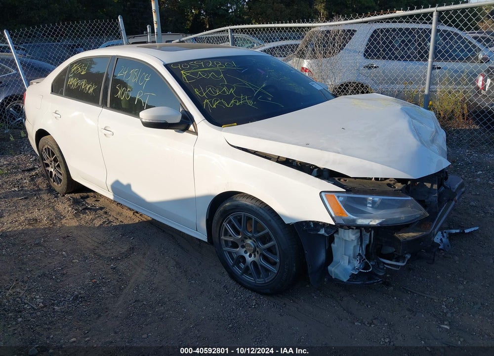 2012 VOLKSWAGEN JETTA 2.5L SE VIN: 3VWDP7AJ8CM404806