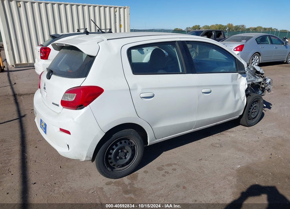 2017 MITSUBISHI MIRAGE VIN: ML32A3HJ6HH009161