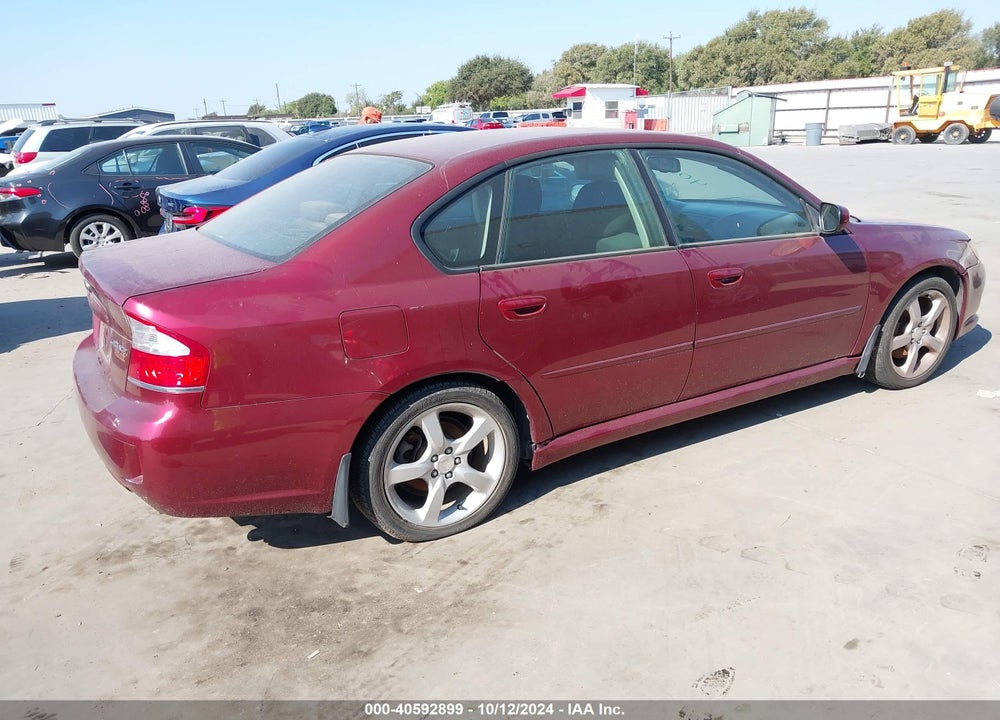 2009 SUBARU LEGACY 2.5I VIN: 4S3BL616797227356