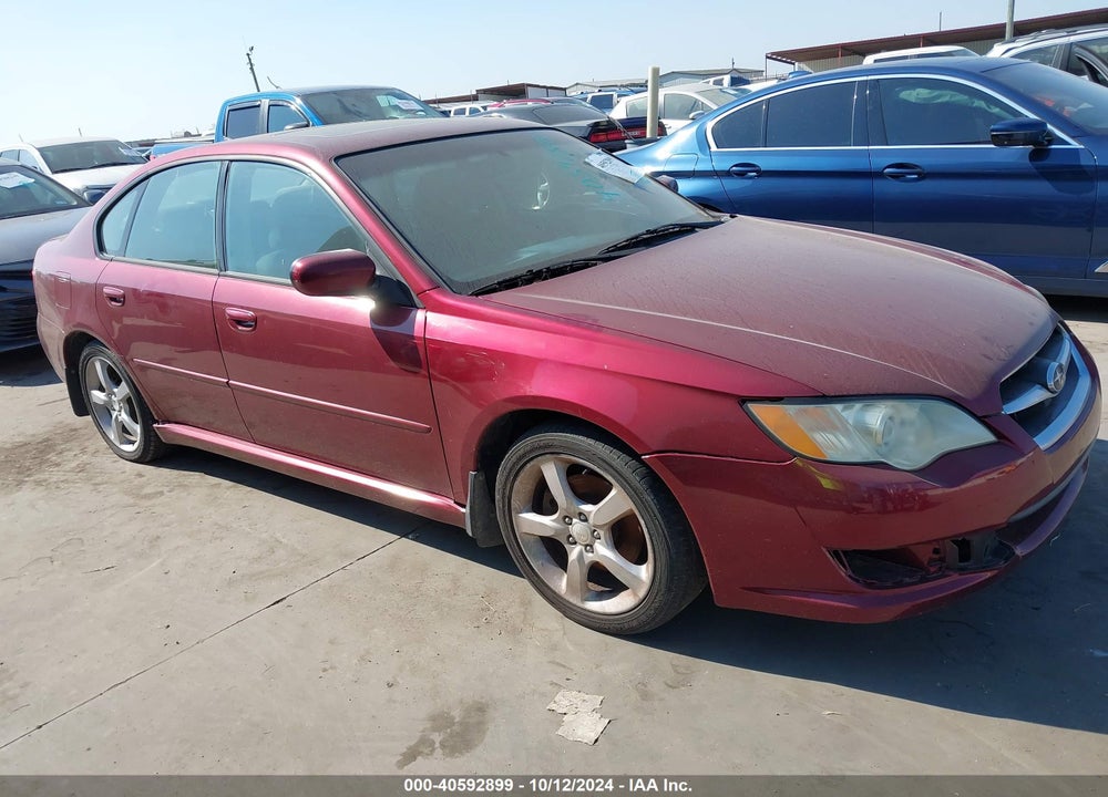 2009 SUBARU LEGACY 2.5I VIN: 4S3BL616797227356