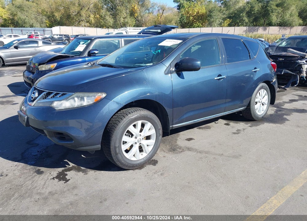 2013 NISSAN MURANO S VIN: JN8AZ1MW4DW306351