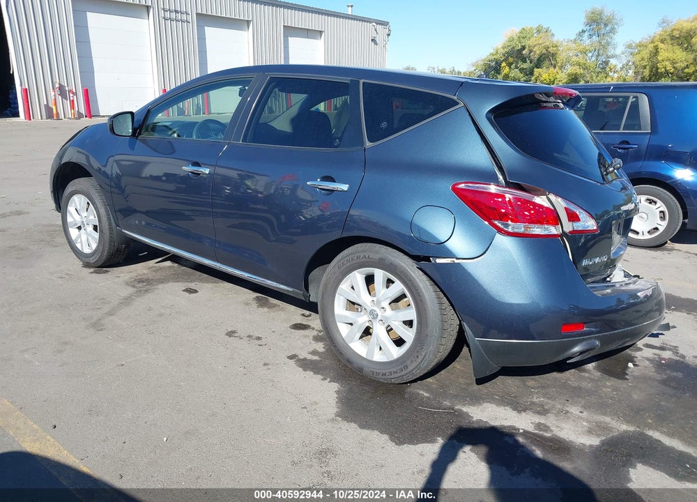2013 NISSAN MURANO S VIN: JN8AZ1MW4DW306351