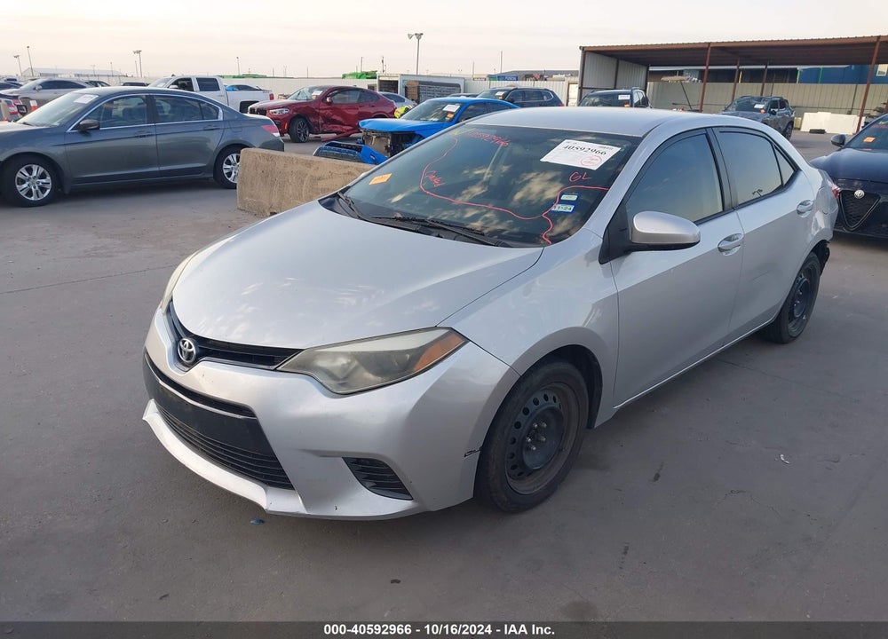 2015 TOYOTA COROLLA LE VIN: 5YFBURHE4FP228521