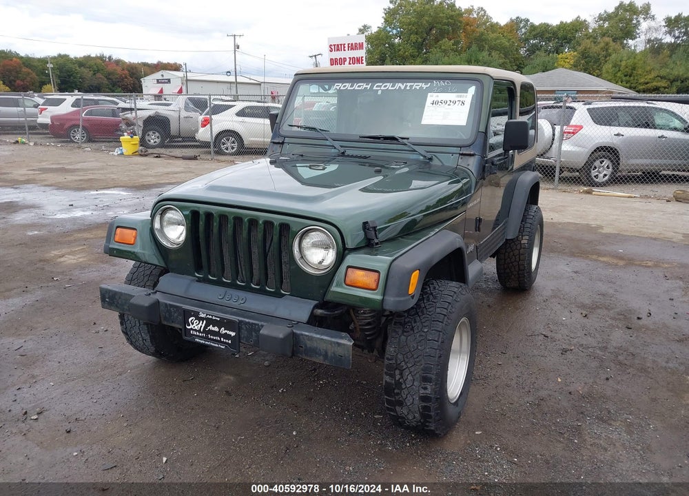 1998 JEEP WRANGLER SE VIN: 1J4FY29P0WP742276