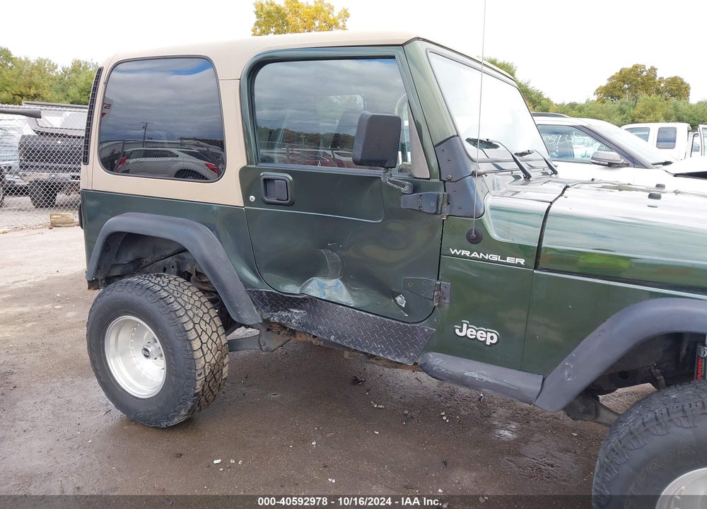 1998 JEEP WRANGLER SE VIN: 1J4FY29P0WP742276