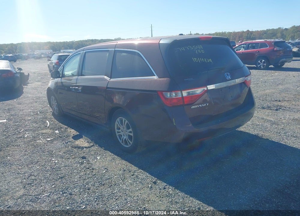 2012 HONDA ODYSSEY EX-L VIN: 5FNRL5H6XCB108328