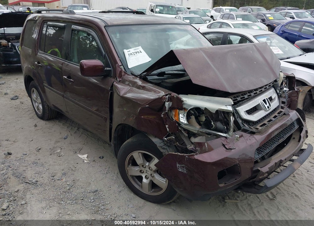 2011 HONDA PILOT EX-L VIN: 5FNYF3H57BB051924
