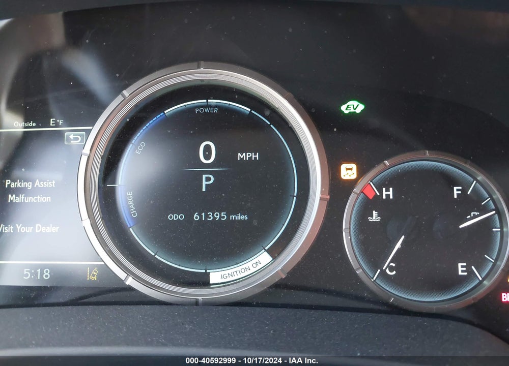 2022 LEXUS RX 450H F SPORT HANDLING VIN: 2T2YGMDA5NC078274