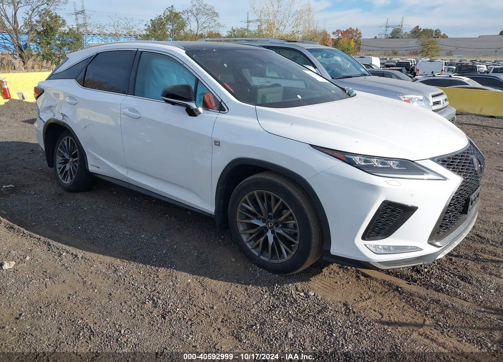 2022 LEXUS RX 450H F SPORT HANDLING VIN: 2T2YGMDA5NC078274