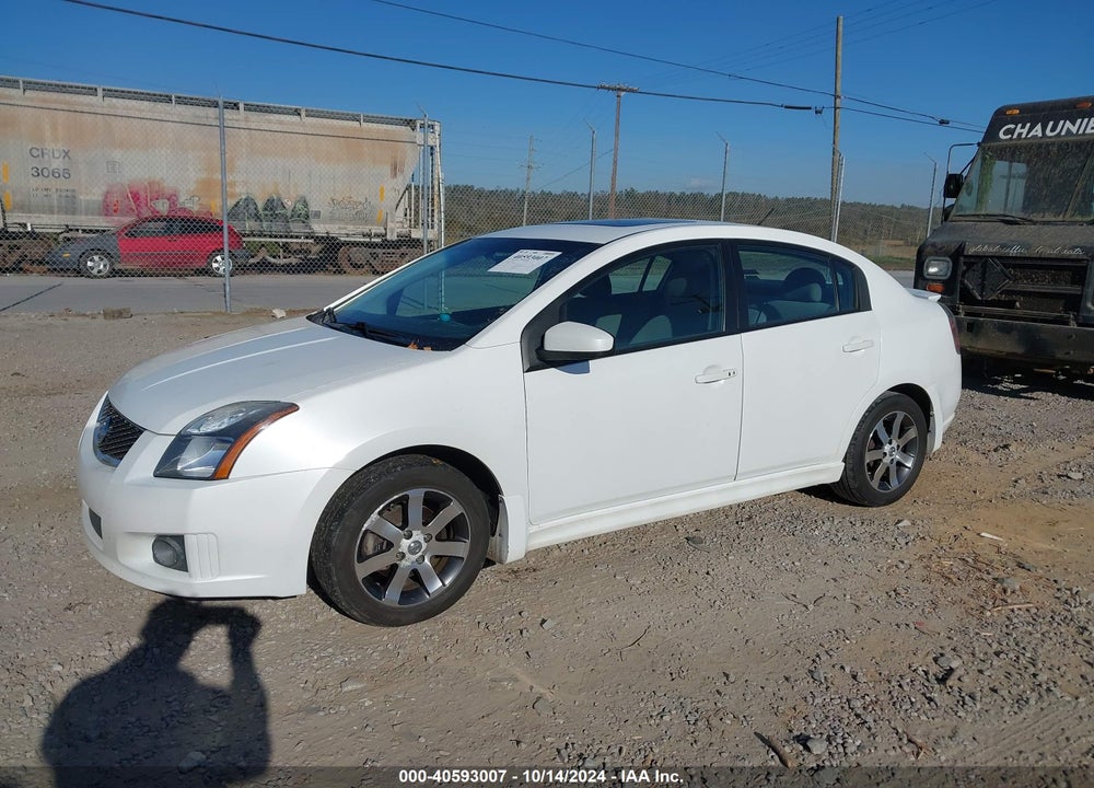2012 NISSAN SENTRA 2.0 SR VIN: 3N1AB6AP2CL727762