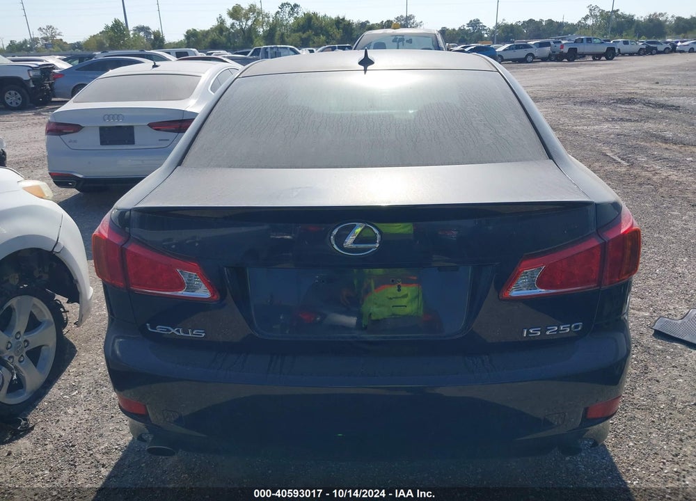 2009 LEXUS IS 250 VIN: JTHBK262195106169