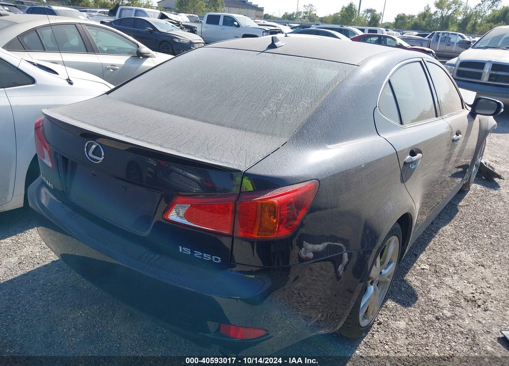 2009 LEXUS IS 250 VIN: JTHBK262195106169