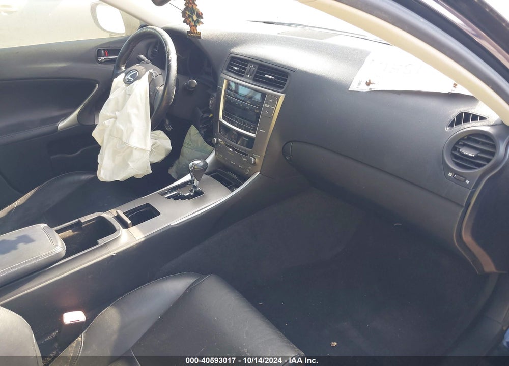 2009 LEXUS IS 250 VIN: JTHBK262195106169