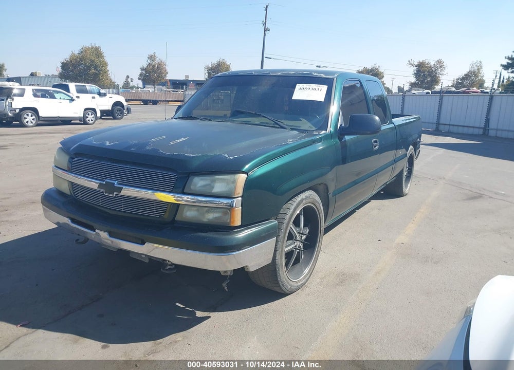 2004 CHEVROLET SILVERADO 1500 LS VIN: 2GCEC19T341186305
