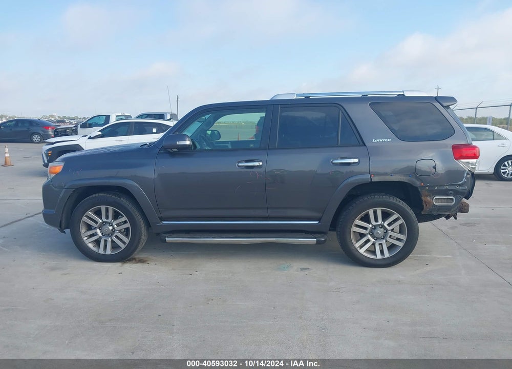 2012 TOYOTA 4RUNNER LIMITED VIN: JTEBU5JR7C5099930
