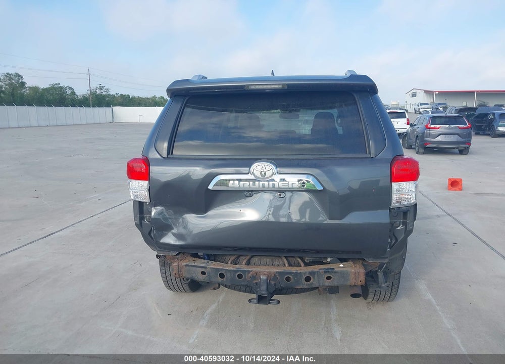 2012 TOYOTA 4RUNNER LIMITED VIN: JTEBU5JR7C5099930