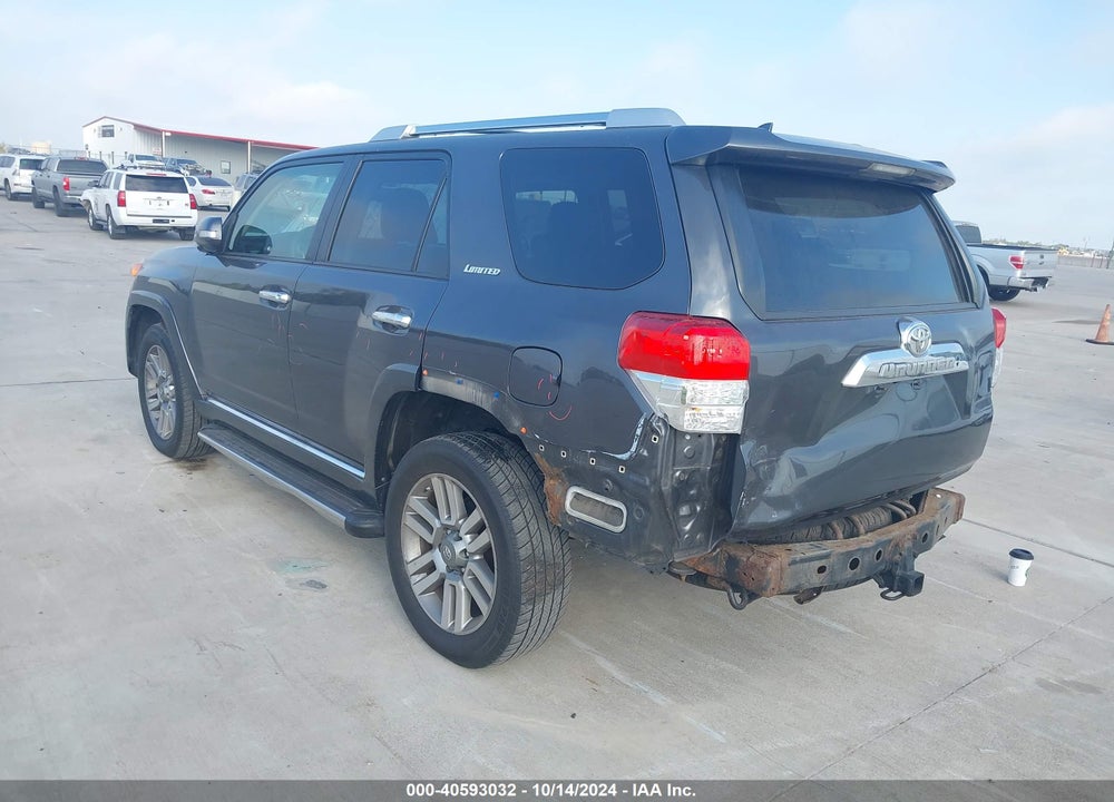 2012 TOYOTA 4RUNNER LIMITED VIN: JTEBU5JR7C5099930