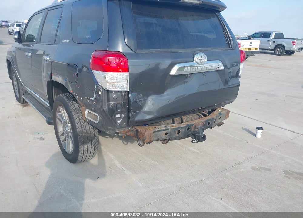 2012 TOYOTA 4RUNNER LIMITED VIN: JTEBU5JR7C5099930