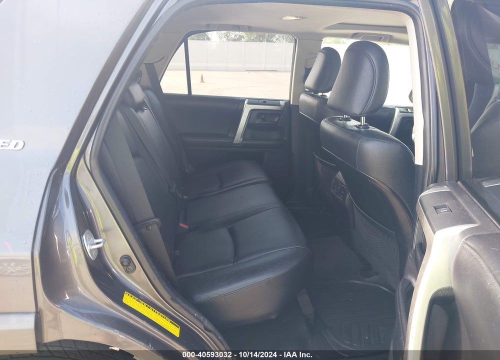 2012 TOYOTA 4RUNNER LIMITED VIN: JTEBU5JR7C5099930
