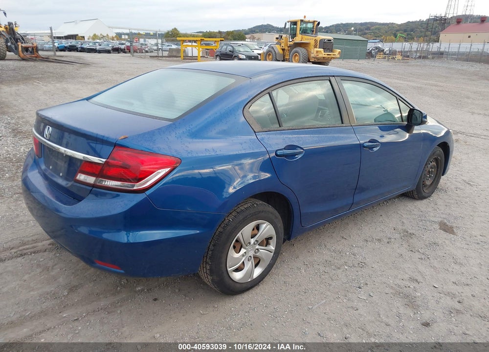2013 HONDA CIVIC VIN: 19XFB2F59DE289833