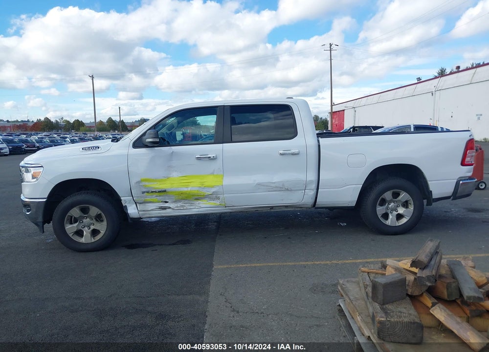 2019 RAM 1500 BIG HORN/LONE STAR 4X4 6'4 BOX VIN: 1C6SRFMT2KN814573