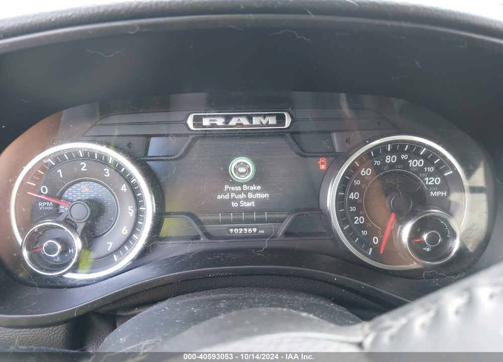 2019 RAM 1500 BIG HORN/LONE STAR 4X4 6'4 BOX VIN: 1C6SRFMT2KN814573