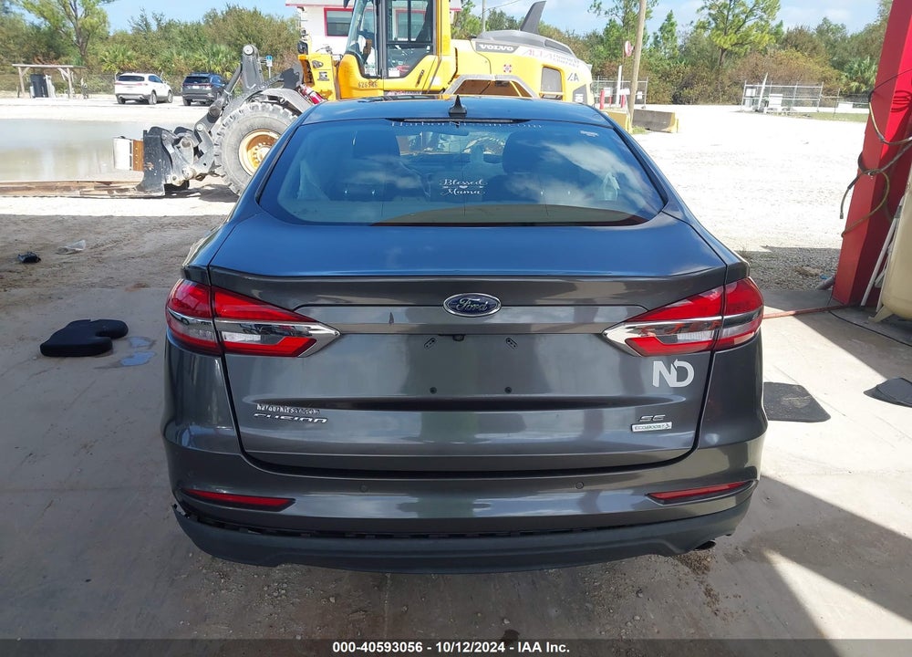 2019 FORD FUSION SE VIN: 3FA6P0HD2KR162167