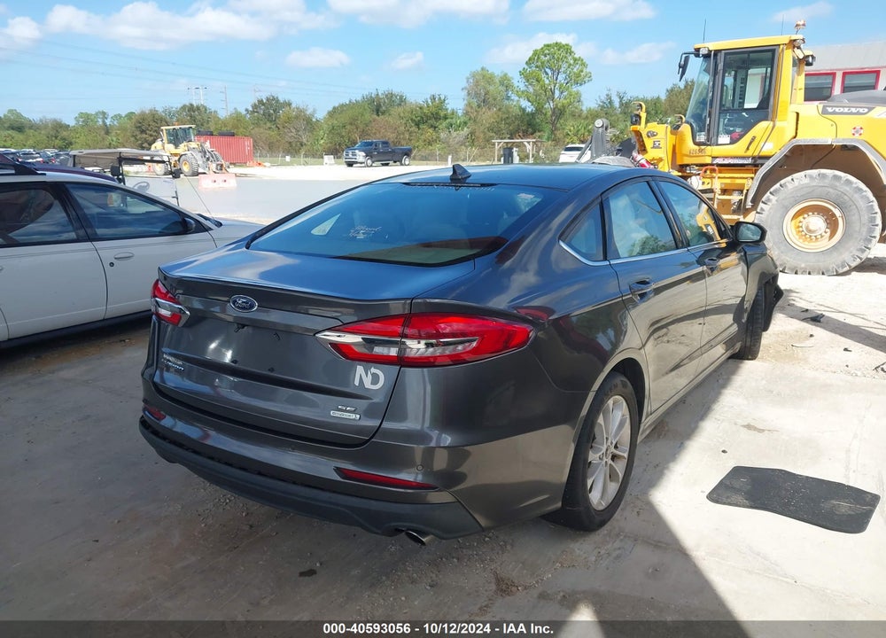 2019 FORD FUSION SE VIN: 3FA6P0HD2KR162167