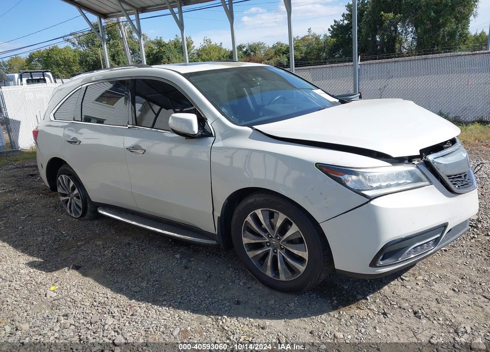 2015 ACURA MDX TECHNOLOGY PACKAGE VIN: 5FRYD4H43FB007040