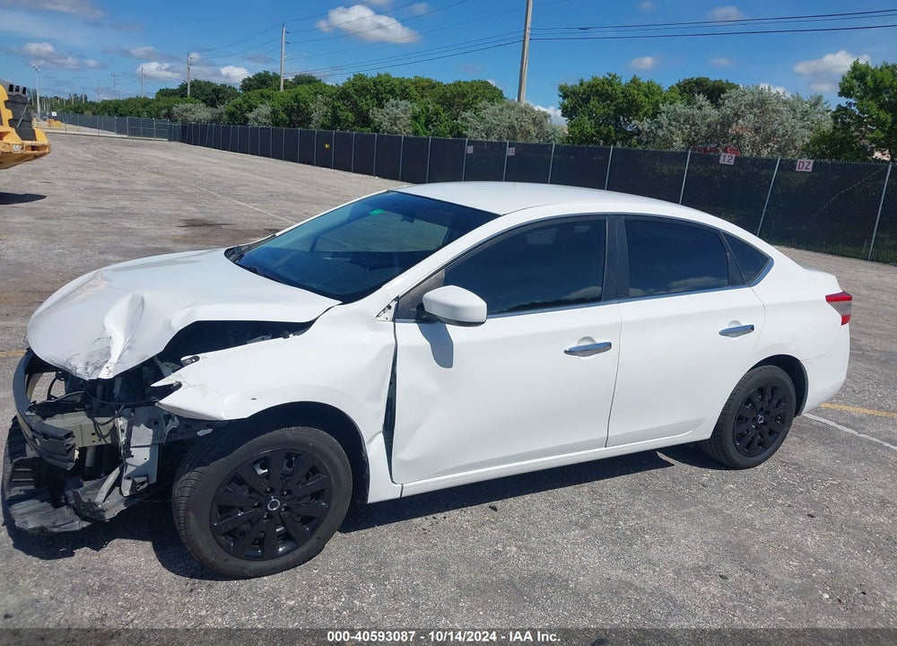 2015 NISSAN SENTRA S VIN: 3N1AB7AP6FY349328